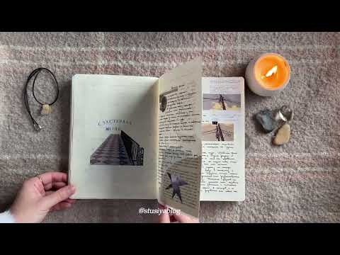 Видео: ✩ journal flip through | обзор разворотов дневника