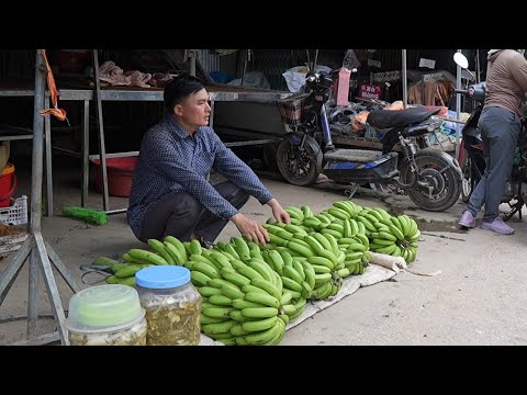 Видео: Роберт продает зеленые бананы.  Кто-нибудь хочет их купить.  Зеленая лесная жизнь