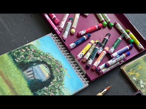 Видео: Масляная пастель Van Gogh: брать или не брать?