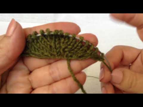 Видео: Бактус, вяжем от центра. Рачий ход.