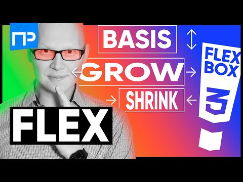 Видео: flex / flex basis, flex grow и flex-shrink из модуля флексбокс / flexbox уроки