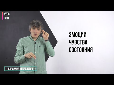 Видео: Эмоции, чувства, состояния. 29 урок курса РЖЯ.