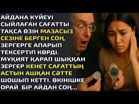 Видео: АЙДАНА КҮЙЕУІ СЫЙЛАҒАН САҒАТТЫ ТАҚҚАН САЙЫН ӨЗІН МАЗАСЫЗ СЕЗІНЕ БЕРГЕН СОҢ, ОНЫ ЗЕРГЕРГЕ АПАРЫП, ТЕК