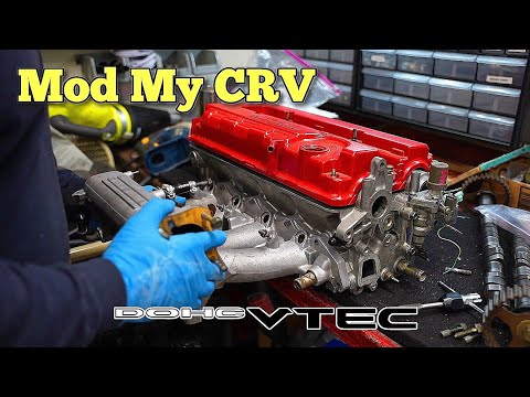 Видео: Руководство по сборке B20 VTEC: головка блока цилиндров B16 = 8 тыс. об/мин. Ревущий Honda / Моди...