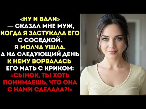 Видео: «Ну и вали!» — сказал муж. Я ушла. А на следующий день его мать ворвалась с криком...