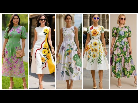 Видео: Самые красивые платья с цветочным принтом 🌺 | Обязательные образы для любого сезона
