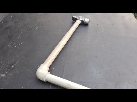 Видео: Ручка з дерева більше не потрібна.Новий метод насадки МОЛОТКА
