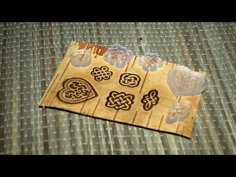 Видео: Штампы из оргстекла для бересты №1