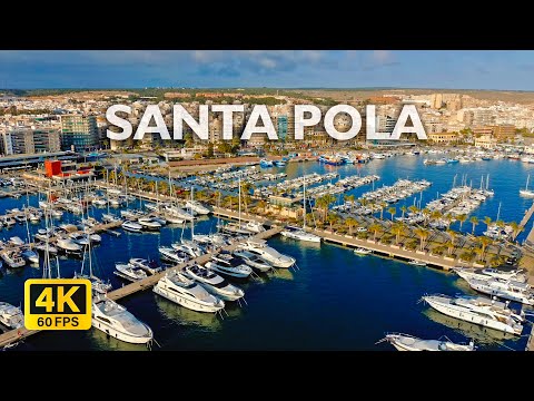 Видео: SANTA POLA с дрона (4K) Соляные озера Санта-Пола, Пляж Лиса, Рио Сафари Эльче под РЕЛАКС музыку