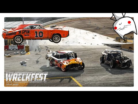 Видео: ЭПИЧНЫЕ ГОНКИ НА ВЫЖИВАНИЕ ОНЛАЙН - Wreckfest