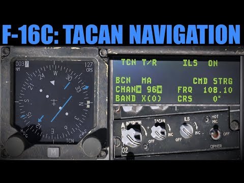 Видео: F-16C Viper: руководство по навигации Tacan и радиальным указателям взлётно-посадочной полосы | D...