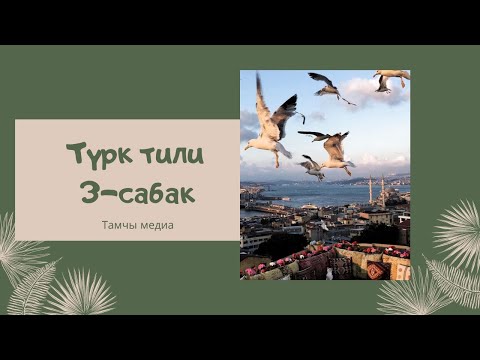 Видео: ТҮРК ТИЛИ 3 - САБАК БУЛ КИМ? жана ЭМНЕ БАР? ЭМНЕ ЖОК?🇰🇬🇹🇷