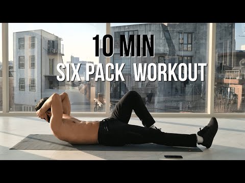 Видео: SIX PACK Тренировка дома 10 МИН | Новичок | SIX PACK Workout at Home 10 MIN | Beginner