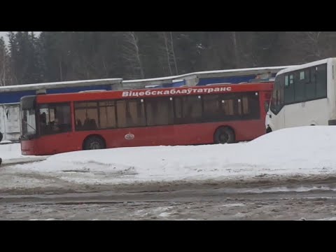 Видео: Автобус №6 (Новополоцк). Автовокзал - Боровуха