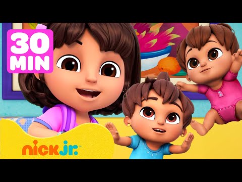 Видео: Даша | Старшая сестра Даша нянчит близняшек 30 минут! 👯 | Nick Jr. Cyrillic