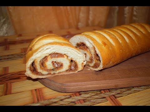Видео: Сдобный рулет с капустой // Рулет с капустой легко и просто