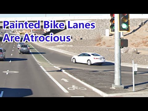 Видео: Разрисованные велосипедные дорожки — это ужасно, и вот как это исправить