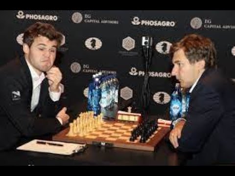 Видео: Магнус Карлсен играет по системе Колле на чемпионате мира