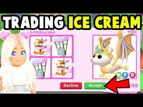 Видео: Торговые домики с мороженым и ларьки со снежными рожками в Adopt Me!