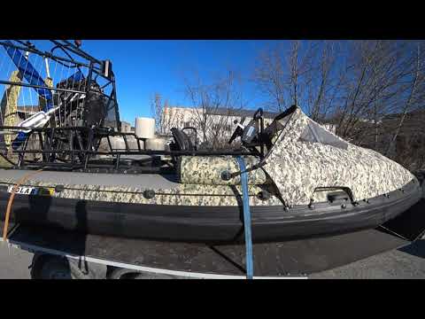 Видео: Аэролодка Honda L15A на базе Solar 520