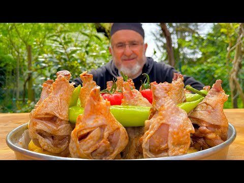 Видео: КУРИЦА ПРИГОТОВЛЕННАЯ НА ЗУБОЧИСТКАХ 😲 очень простой и вкусный рецепт ❗ деревенская кулинария