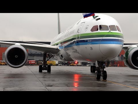 Видео: Торжественная встреча первого рейса авиакомпании "Saudia" в Шереметьево, 10.10.25.