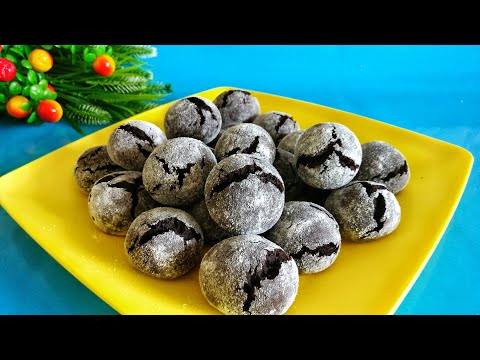 Видео: Шоколадное печенье Трюфель с трещинками. Простой рецепт домашнего печенья Вкусно - Пальчики оближешь