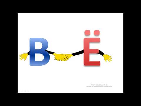 Видео: Буква ё