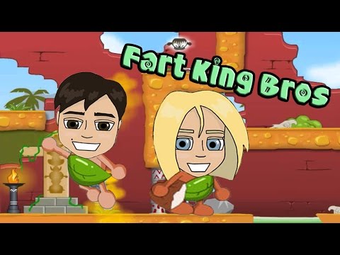 Видео: Fart King Bros ♦Братья Пердуны♦ [ФЛЕШ ИГРЫ НА ДВОИХ]