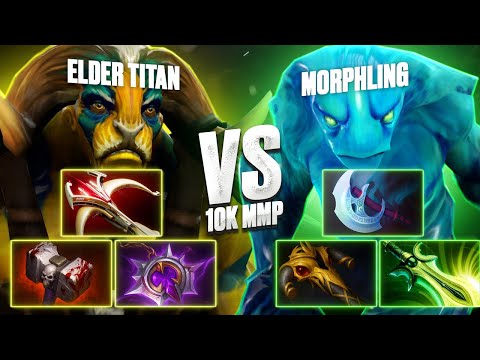 Видео: 🔥 МОРФ КЕРИ ПРОТИВ ELDER TITAN OFFLANE | 10К ММР  🔥