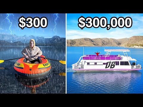 Видео: Тестируем снаряжение для выживания на озере за 300$ и 300 000$ долларов!