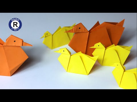 Видео: ОРИГАМИ УТКА | Как сделать утку из бумаги