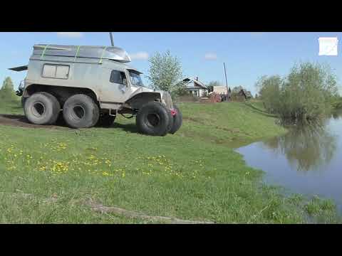 Видео: Вездеход 6х6 "ТАЙМЕНЬ". Июньское путешествие на оз.Лебяжье. Первые приключения на р.Сосьва