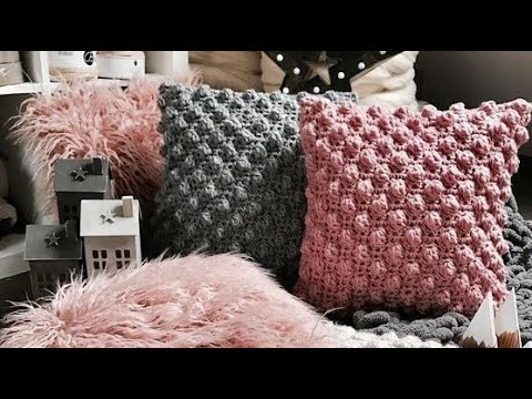 Видео: УЗОР "ШИШЕЧКИ" крючком. МК./Pattern "BUMPS" crocheted.