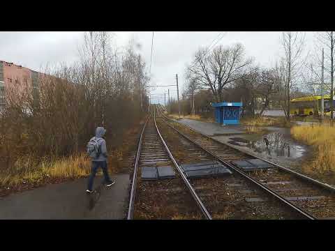 Видео: Вид из трамвая, 7-й маршрут. Ярославль