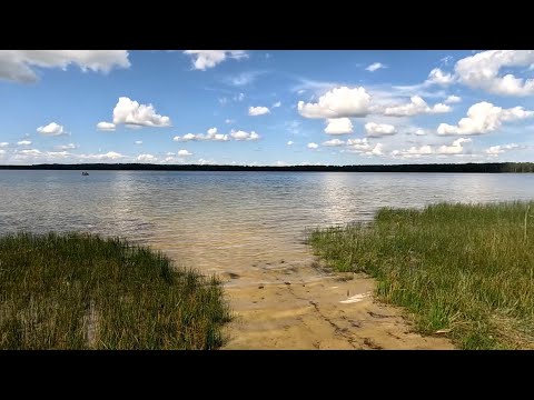 Видео: Где быстро найти щуку на озере! Рыбалка с ночёвкой в Красивом месте!.  Ловля щуки на новом озере.