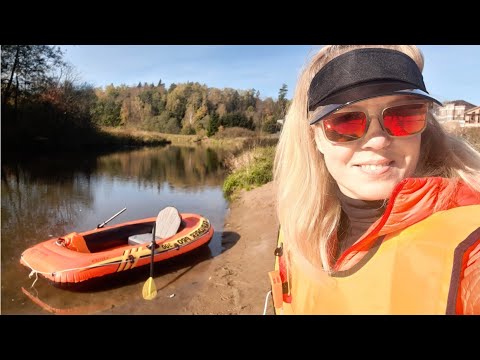 Видео: На лодке  по реке Уча Семенищево-Аксаково_1.10.2025