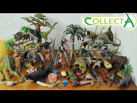 Видео: Моя коллекция динозавров Collecta, Mojo, Derri animals| My collection of dinosaurs