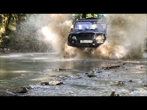 Видео: На УАЗе по горам СОЧИ ВОДОПАДЫ )