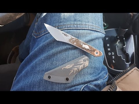 Видео: Нож NC Custom So - Киридаши с Крысой
