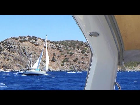 Видео: Переход из Бозуккале в Орхание. Кренит сильно. Наш первый чартер