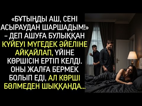 Видео: Үйге көршісін әкелді, ал ол бөлмеден шыққанда…
