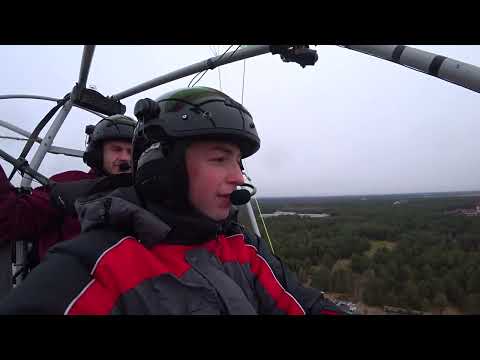 Видео: Мини-путешествие на мотопараплане
