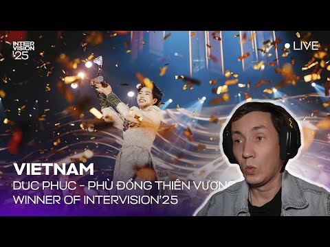 Видео: Duс Phuc – Phù Đổng Thiên Vương LIVE I Vietnam 🇻🇳 I reaction of Intervision’25 I РЕАКЦИЯ