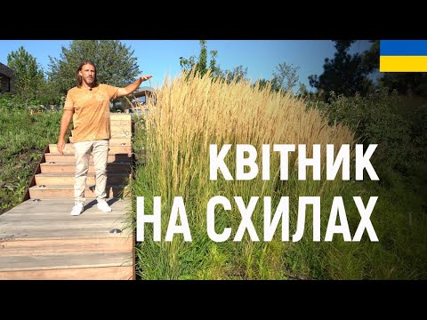 Видео: ЛАНДШАФТНИЙ ДИЗАЙН | КВІТНИК НА СХИЛІ
