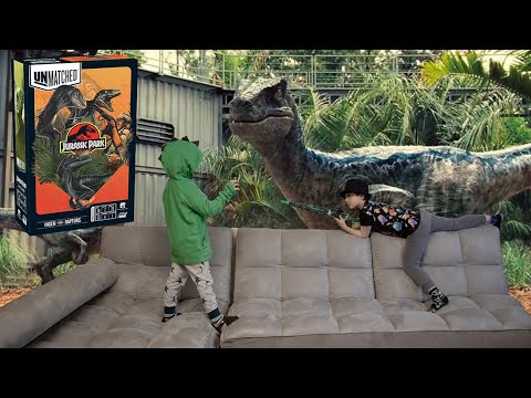 Видео: Играем Unmatched: Jurassic Park INGEN VS Raptors