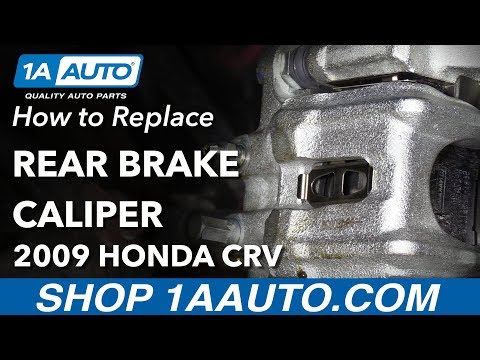 Видео: Как заменить задний тормозной суппорт на Honda CR-V 07-11