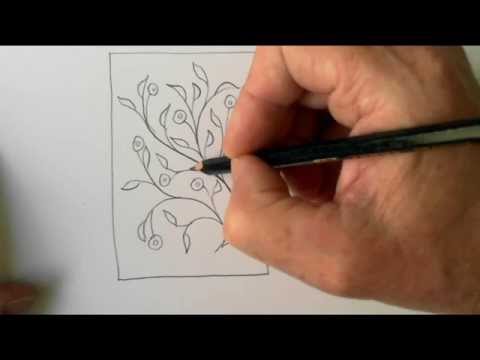 Видео: Узоры для заполнения пространства от руки 1: Универсальный цветочный дизайн