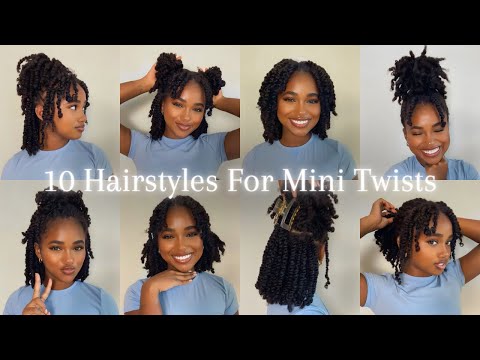 Видео: 10 способов укладки мини-крутых волос (защитная прическа) | Милые естественные прически