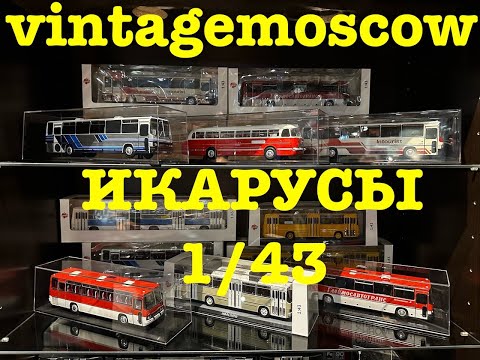 Видео: vintagemoscow. Масштабные модели ИКАРУСОВ